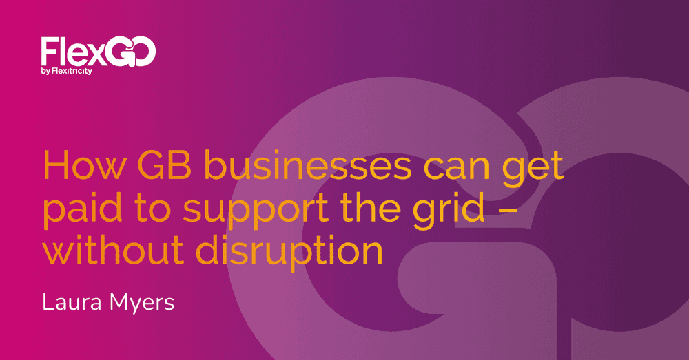 How GB businesses can get paid to support the grid – without disruption